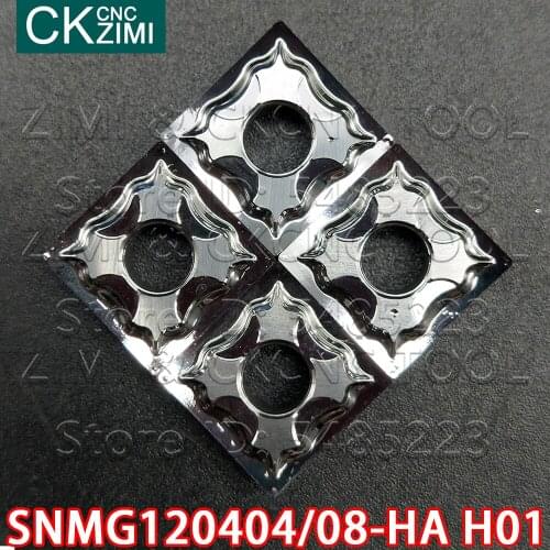 SNMG120404-HA H01 SNMG120408-HA H01 External Turning Tools CNC Carbide Insert Cutting wood turning tools SNMG for Aluminum Alloy