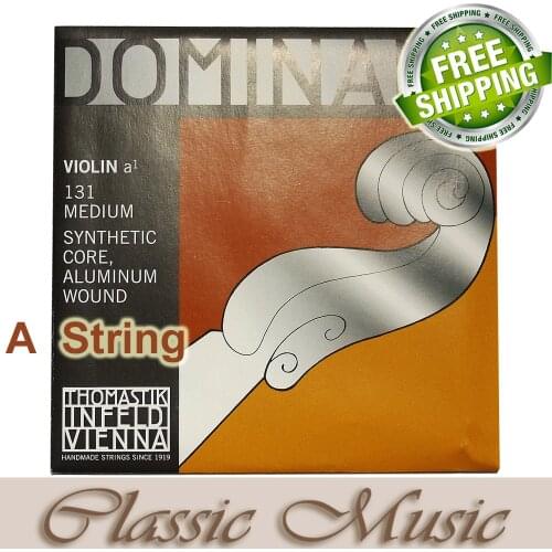 Thomastik Dominant 135B Violin String , A Sting(131) ,Set 4/4 Medium. Made in Austria. free shipping