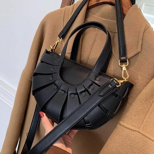 Retro PU Leather Crossbody Bags 2021 Trend Hand Bag Womens Branded Trending Shoulder Bag Fashion Women Handbag