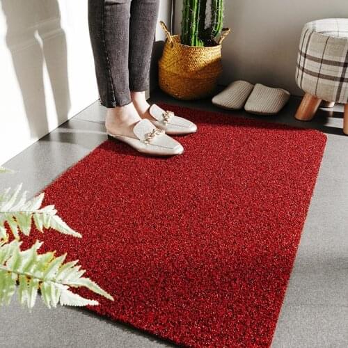 Outdoor Entrance Door Mats Solid Color Scraping Mud Mat Carpet Living Room Bedroom Dust Removal Entrance Door Rugs Foot Mat
