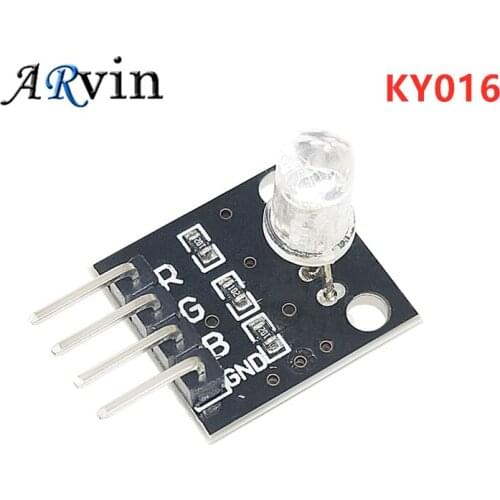1PCS Smart Electronics FZ0455 4pin KEYES KY-016 Three Colors 3 Color RGB LED Sensor Module for Arduino DIY Starter Kit KY016