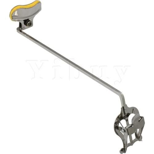 Yibuy Silver Sax Sheet Music Clip Holder Clamp-On Holder Lyre Musical Instrument for Soprano Tenor Saxophone Part