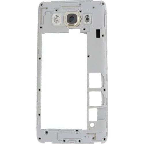 For Samsung Galaxy J5 2016 SM-J510 Silver/Black/Gold Color Rear Back Housing Frame Plate Middle Cover