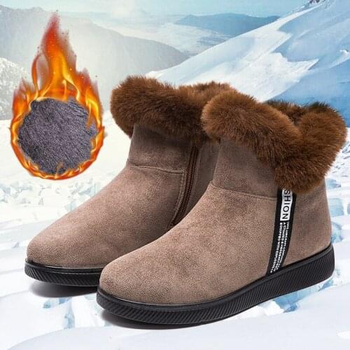 Women Boots 2020 Fashion Snow Boots Women Shoes New Women Winter Boots Warm Fur Ankle Boots For Women Winter Shoes Botas Mujer