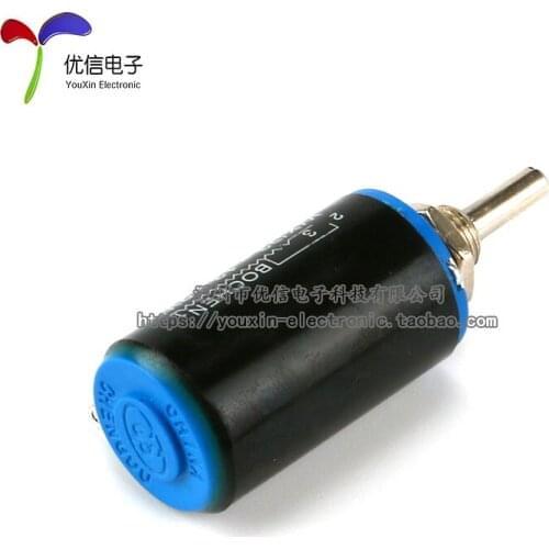 10PCS WXD3-13-2W Shaft Dia 10K Ohm Rotary side Multiturn Potentiometer