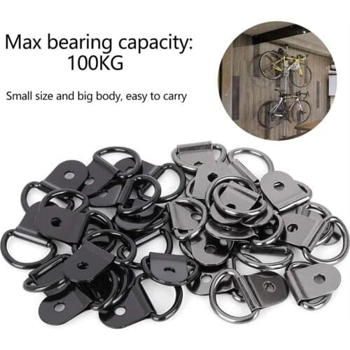 40 Pack D Shape Tie Downs Strong Lashing Rings for Loads on Trailers Case Truck Campers ATV Load Securing
