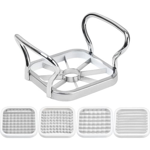 Multifunctional Creative 5 In 1 For Vegetable Fruit Food Cutter Cubes Apple Potato Grater French Fry Slicer Kitchen Accessories
