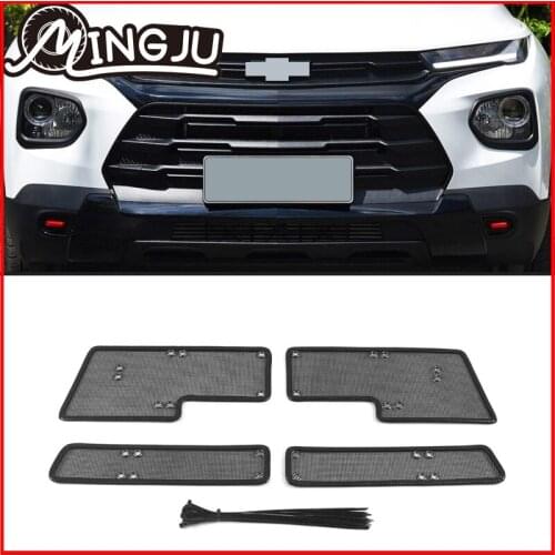 Car Insect Screening Mesh Front Grille Net Cover Kit for Chevrolet TrailBlazer 2019 2020 2021 Accessories