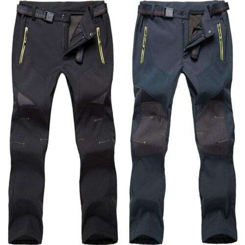 Camping skiing trousers winter fleece hiking pants man waterproof winter woman pants mens hiking trousers travel pants climbing