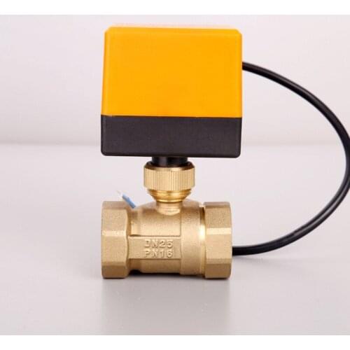 DN15/DN20/DN25 Electric Motorized Brass Ball Valve DN20 AC 220V 2 Way 3-Wire with Actuator New Drop ship Dls HOmeful