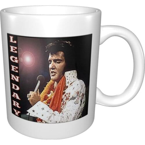 Elvis Presley Legendary King Mug Coffee Cup Coffee Mug Hare Ears Lemonade With Tap Cup Eye