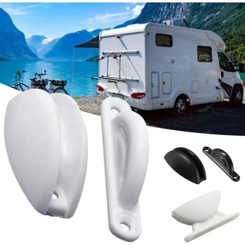 Door Retainer Catch Kit Heavy-Duty Nylon Door Stopper for RV Boat Caravan Camper Motorhome Accessories