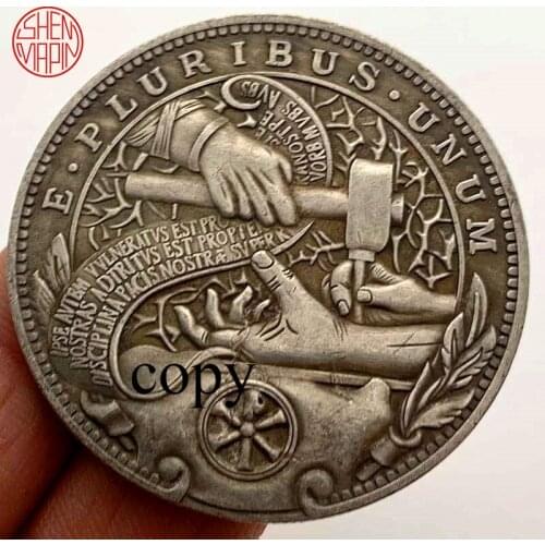 Manipulator Copy Coin Freedom of the Eagle Copper Coins Tramp Challenge Coin