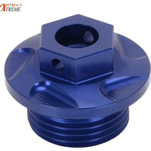 Motorcycle ATV CNC Engine Oil Filter Plug Cap For Yamaha TTR250 1999-2006 Grizzly 660 2002-2008 Rhino 450 660 700 2004-2013
