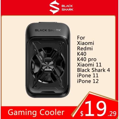 2021 New Original Black Shark Cooler Liquid Cooling Fan For Redmi K40 Pro Black Shark 4 RedMagic 6 ROG Phone 5 Cooling Back Clip