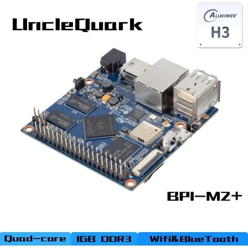 Banana Pi Original Open-Source Platform BPI-M2+ H3 Duad Core 1GB RAM Singel-Board Computer