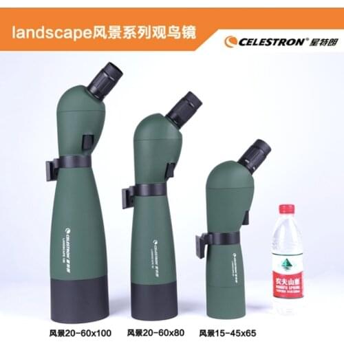 Celestron Landscape 15-45x65 20-60x80 20-60x100 Zoom Spotting Scope Birder-Friendly
