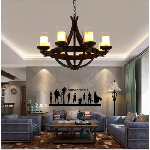 Loft Pendant Light Industrial Style Metal Pendant lights marble/Restaurant Lamparas Colgantes cafe bar hanging lighting