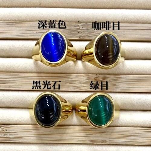 Luxury brand Love New Hot Red green Black Stone Ring For Women Men Luxury Engagement Party Rings Fashion Jewelry Best Gift 2020