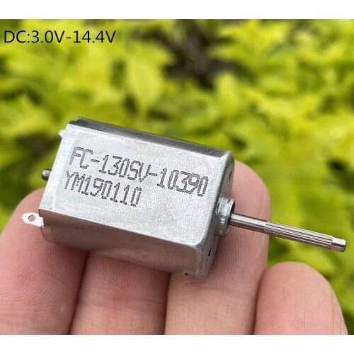 Brand new 12V 14.4V 130 DC motor 130-10390 carbon brush quiet small current motor for vacuum cleaner