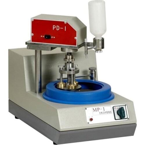 MP-1 type (with automatic grinding head) single disc two-speed metallographic sample grinding and polishing machine