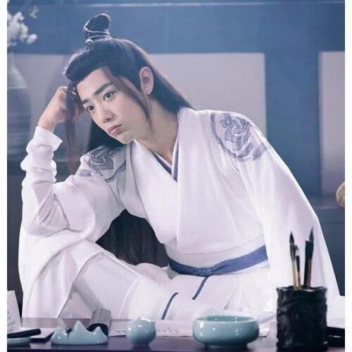 TV Series Mo Dao Zu Shi The Untamed Wei Wuxian Cosplay Costume Wei Ying Ancient Costumes for Halloween Carnival Fancy Party