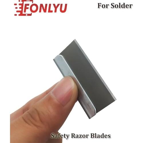 100 pcs/lot Single Edge Safety Metal Razor Blades for OCA Polarizer Film Remover Sticker Cleaning Mobile Phone Repair Tool