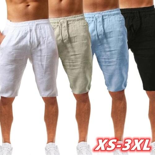 2021 Summer New Style Mens Casual Sports Cotton and Linen Comfortable Fashion Shorts Cool