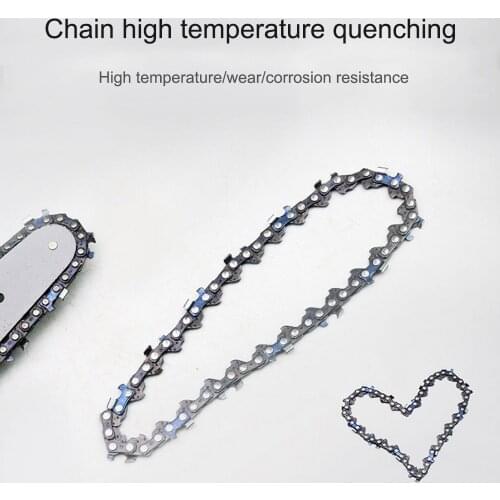 4/6 Inch Chainsaw Chain Mini Steel Electric Saw Universal Chain Portable Logging Saw Blade Pruning Saw Accessories Power Tool