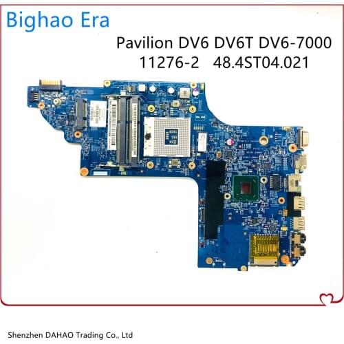 682177-001 682177-501 685565-501 For HP Pavilion DV6T DV6-7000 Laptop Motherboard 11276-2 48.4ST04.021 W/ HM77 100% Fully Tested