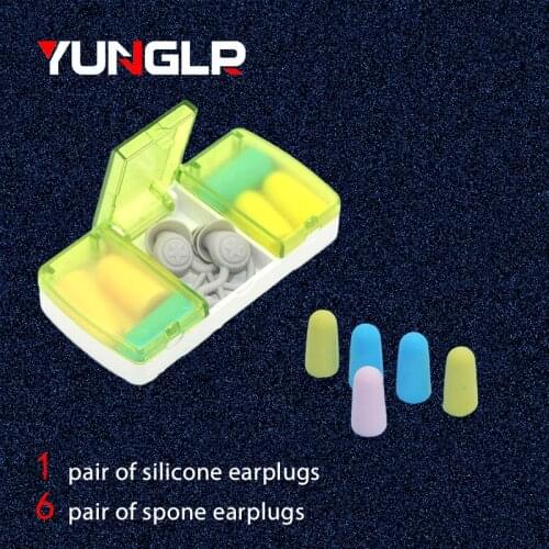 Earplugs Noise Canceling Sleep Earplug Tapones Oido Ruido Anti Reduction Plug Foam Sleeping Small Para Dormir Silicone Ear Plugs