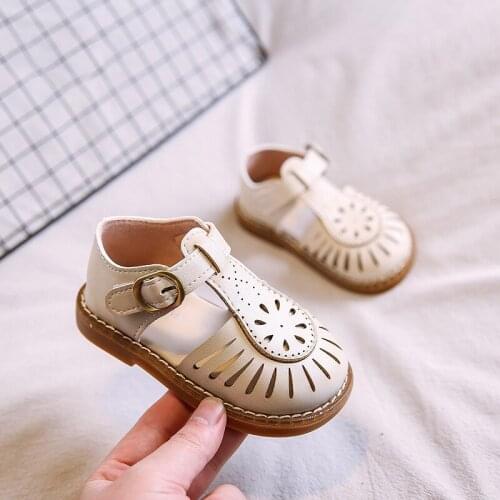 Childrens shoes summer new childrens soft-soled toddler shoes girls single shoes baby sandals