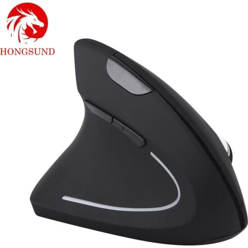 Hongsund Left Handed Edition 1600DPI 2.4G Infrared Sensor Ergonomic PC Gamer USB Wireless mouse Gaming Mouse