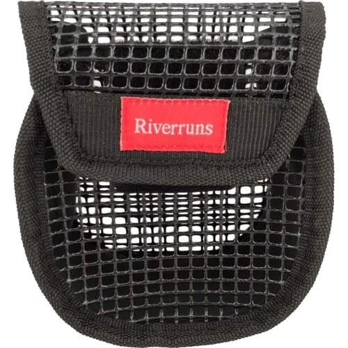F Aventik 2pcs of Fly Fishing Mesh Cloth Reel Pouch Compact Mesh Gear Bag Storage Protective Cover Pouch HolderSize3/4/5/6/7/8/9