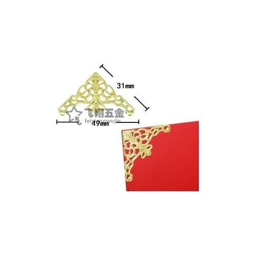 Hardware accessories Three 31mm fillet lace right angle corner box wine box corner angle iron angle notebook 01