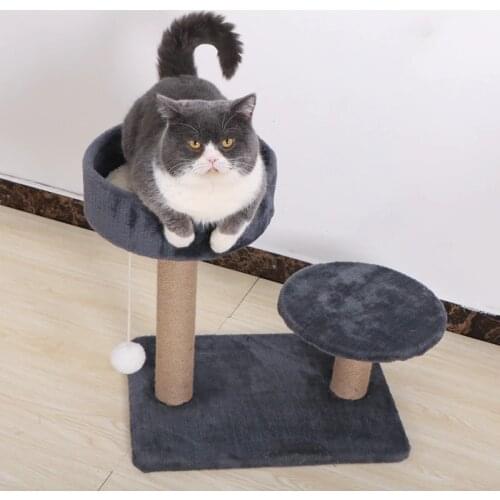 Scratching post for cat house climbing sisal grattoir chat goods wall furniture tree tower condo furniture ladder for cats toys