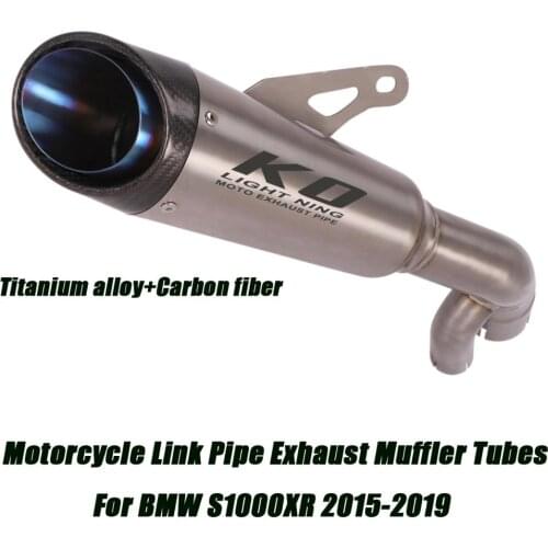 Motorcycle Link Tube Exhaust Muffler Pipe System Set Lossless Lossless for bmw S1000XR 2015 2016 2017 2018 2019