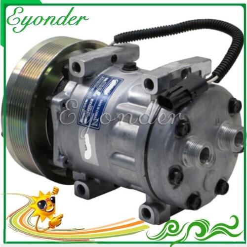 AC A/C Air Conditioning Compressor for CATERPILLAR CASE NEW HOLLAND COLHEITADEIRA TRATOR T8 84448669 84279787 317008A2 86992688