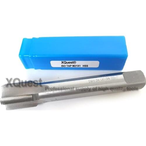 XQuest HSS Metric thread Hand tap M21 M21X2.5 M21X2 Left hand Fine screw thread taps M21X1.75 M21X1.5 M21X1.25 M21X1 M21X0.75