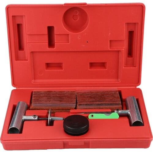 57pcs T-Handle Insert Tool Tire Repair Kit Spiral Probe Tools DIY Tyre Repairing Tool Set For Car Truck Motorcycles Dropshipping