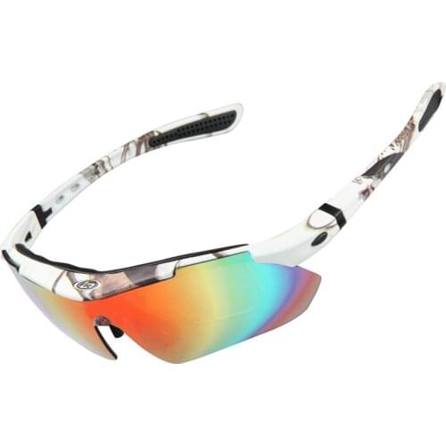 5 Lens Polarized Cycling Sunglasses Men Women UV400 Sport Glasses Road Bike Eyewear ciclismo Outdoor Sports