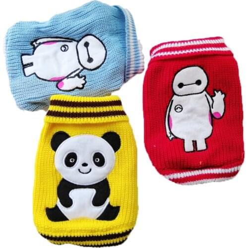 On Sale Pet Free Knitted Dog Sweater Patterns Cute Animal S L XL Cat French Bulldog Terrier Coat Jacket Accessories Supplies