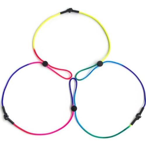 Retro Adjustable Mask Lanyard No Metal Soft Gradient Mask Hanging Rope Sunglasses Eyeglasses Necklace Reading Glasses Strap Deco