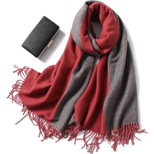 2021 Design brand women scarf fashion winter cashmere scarves lady shawls wraps thick warm soft bandana female foulard blanket