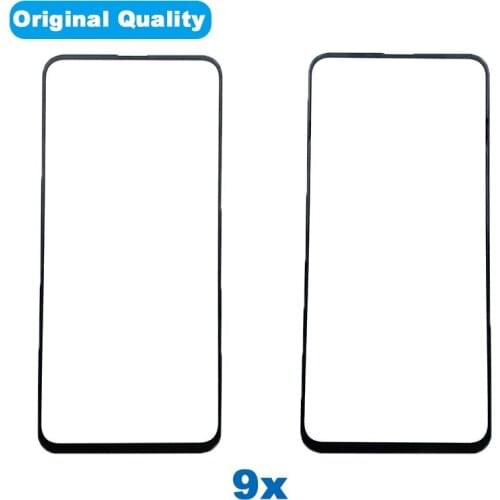 2Pcs For Huawei Honor 9X Touch Screen Glass Outer Lens Panel Digitizer Sensor Touchpad Front Spare Parts Sensor Touchpad