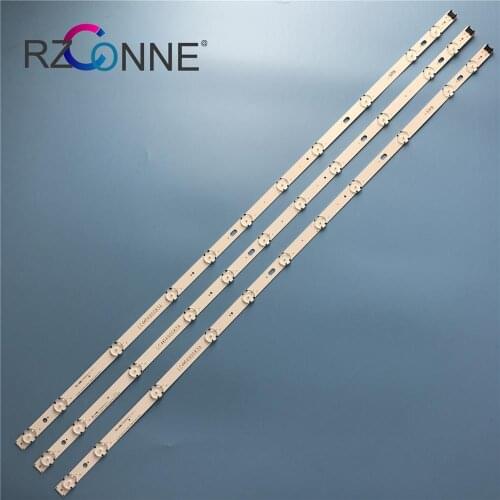3pcs 830mm LED backlight strip 11 lamp for LC43490083A LG Innotek 43inch DRT LED ARRAY 3PCM00778A Rev0.0_180226