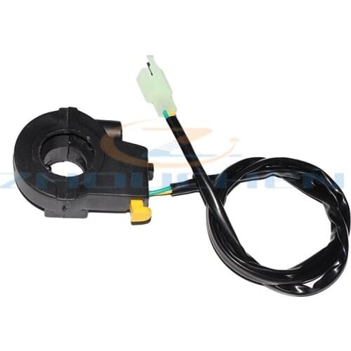 Universal single-start flameout switch for motorcycle off-road vehicles, handlebar switch, flashlight start switch