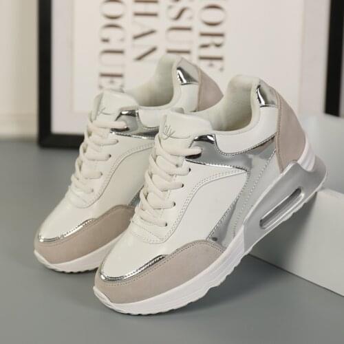 Shoes for Women Sneakers New Summer Hidden Heel Shoes for Women 6.5cm Cushion Shock-absorbing Breathable Casual Womens Shoes