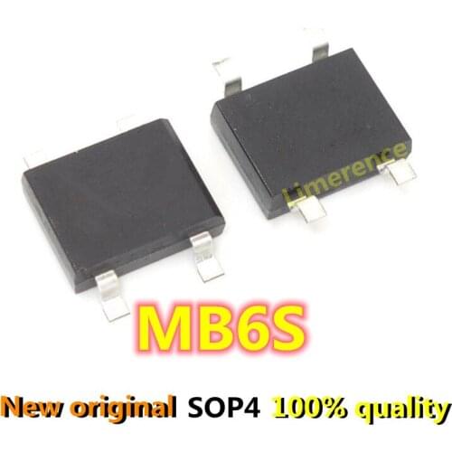 20piece) 100% New MB6S MB6 SOP-4 600V/0.5A Support the BOM one-stop supporting services