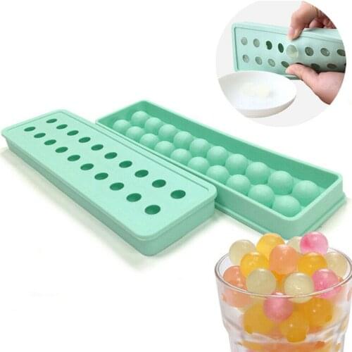 20 Cavity Mini Silicone Sphere Ice Cube Tray Mould Cube Round Ball DIY Bar Tools